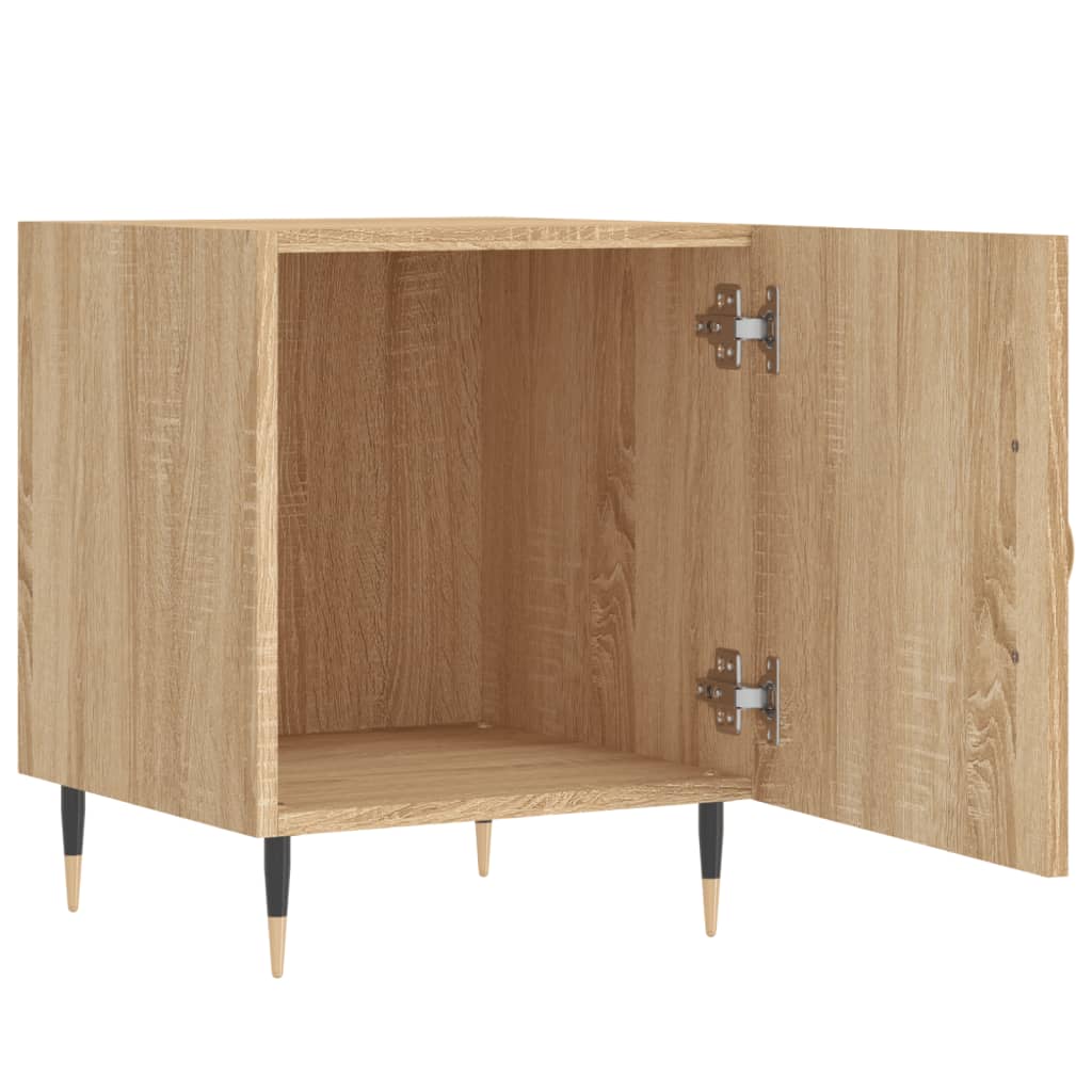 Κομοδίνο Sonoma Δρυς 40 x 40 x 50 εκ. από Επεξεργασμένο Ξύλο
