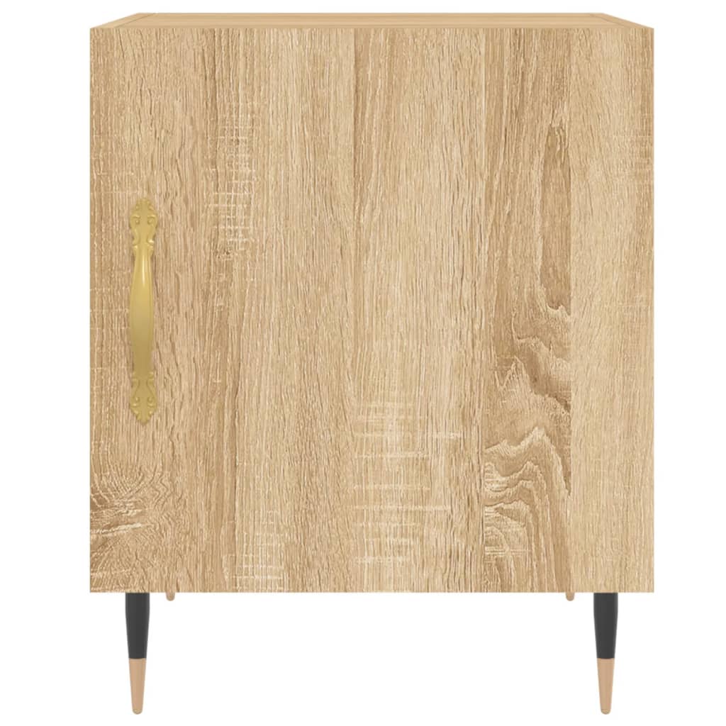 Κομοδίνο Sonoma Δρυς 40 x 40 x 50 εκ. από Επεξεργασμένο Ξύλο