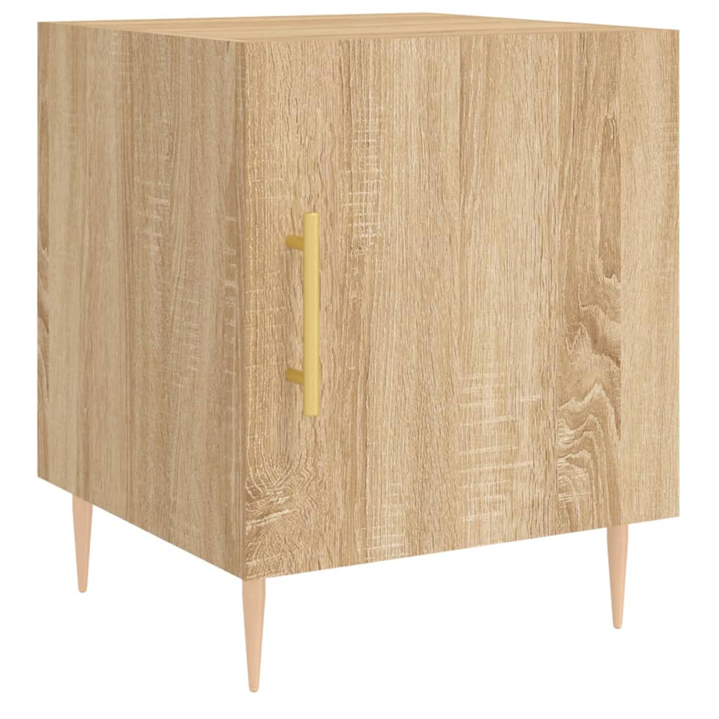 Κομοδίνο Sonoma Δρυς 40 x 40 x 50 εκ. από Επεξεργασμένο Ξύλο