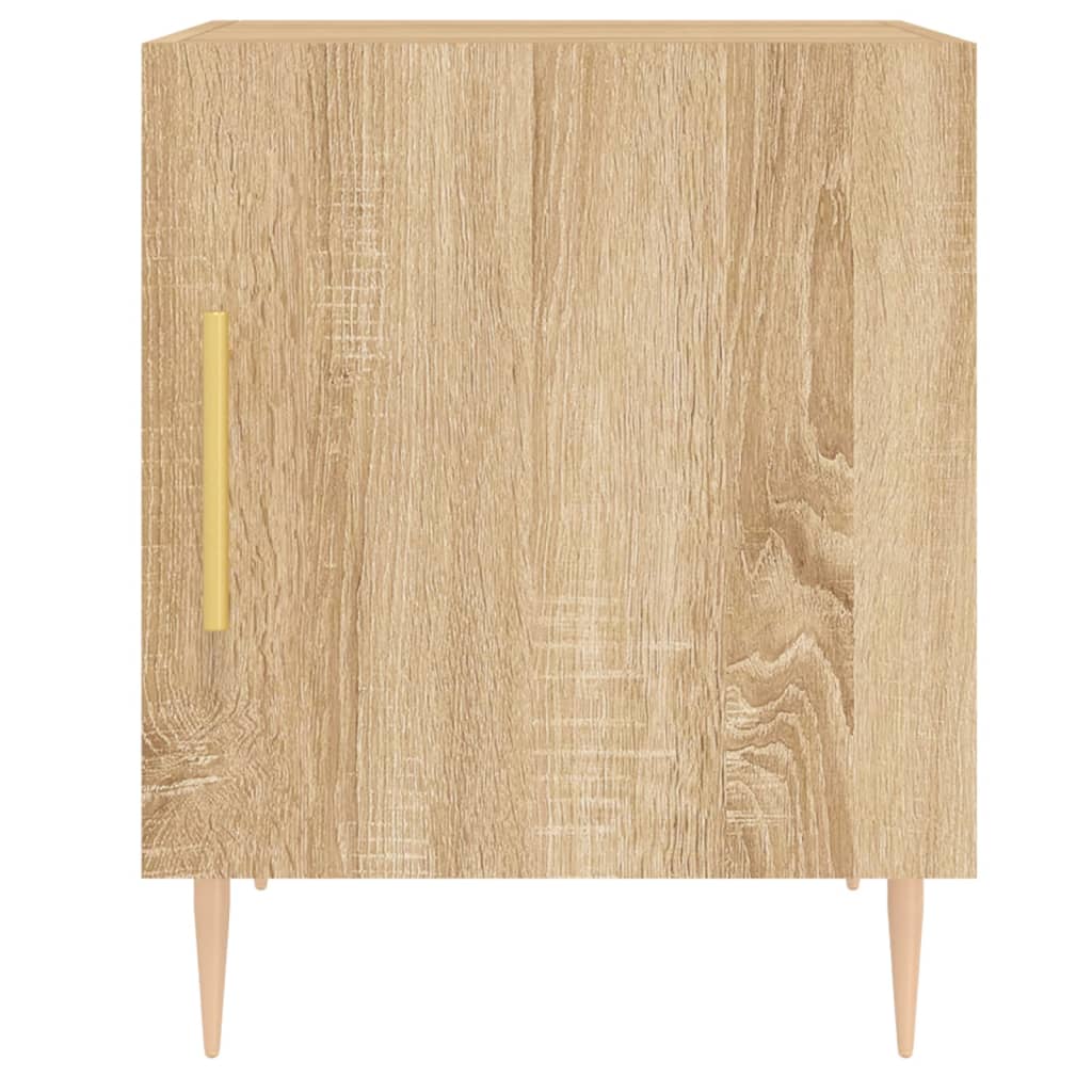 Κομοδίνο Sonoma Δρυς 40 x 40 x 50 εκ. από Επεξεργασμένο Ξύλο