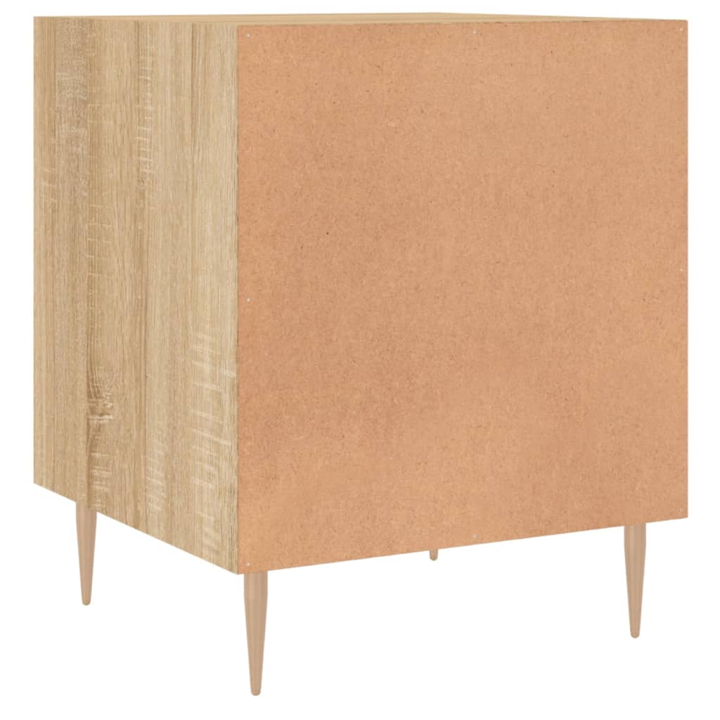 Κομοδίνο Sonoma Δρυς 40 x 40 x 50 εκ. από Επεξεργασμένο Ξύλο