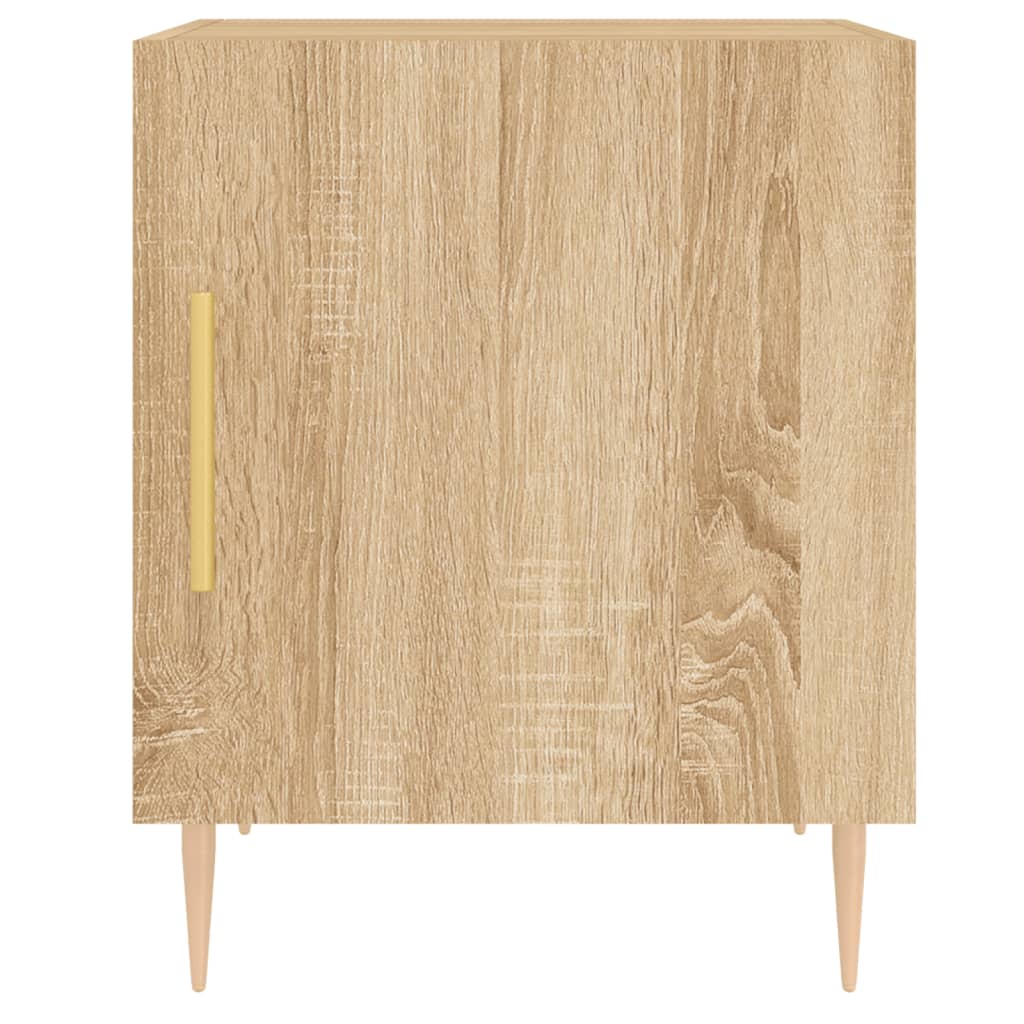 Κομοδίνα 2 τεμ. Sonoma Δρυς 40x40x50 εκ. από Επεξεργασμένο Ξύλο