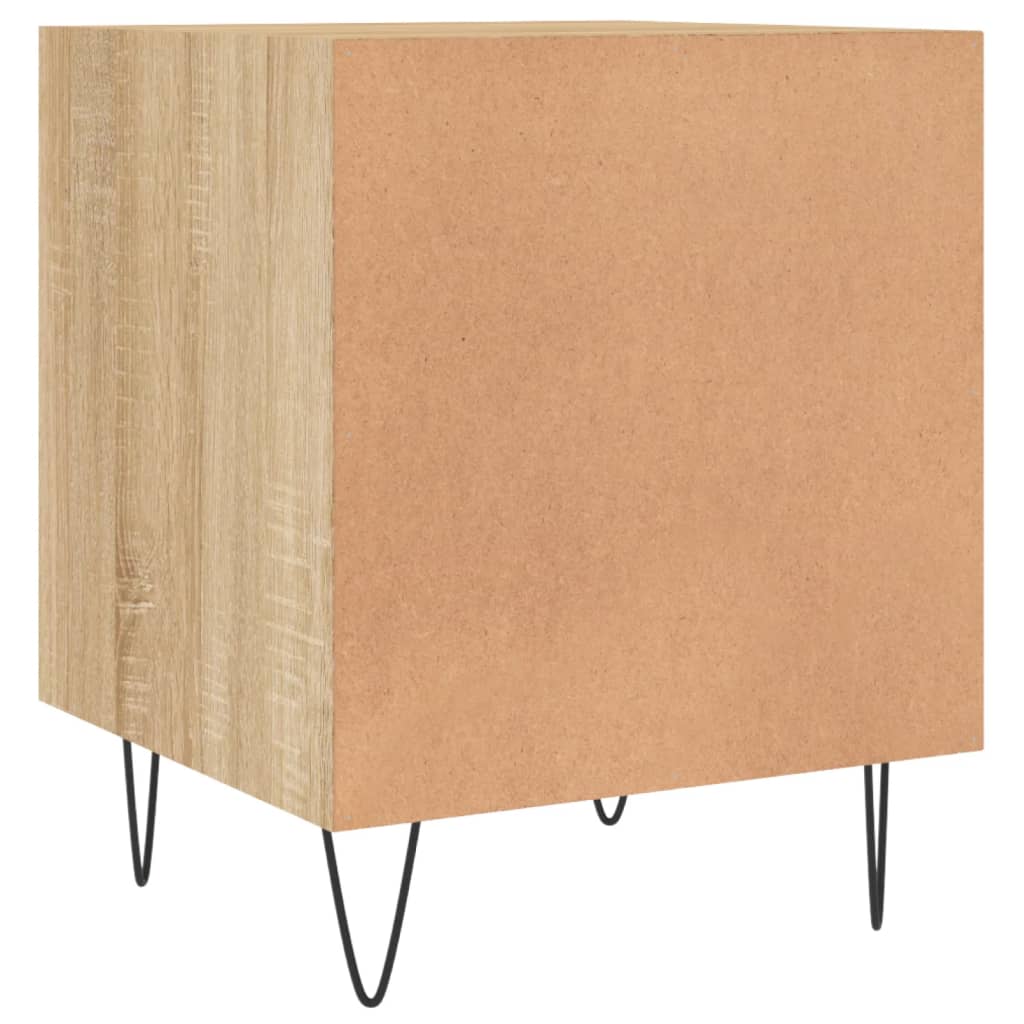 Κομοδίνο Sonoma Δρυς 40 x 40 x 50 εκ. από Επεξεργασμένο Ξύλο