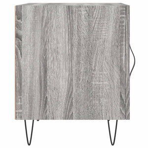 Κομοδίνο Γκρι Sonoma 40 x 40 x 50 εκ. από Επεξεργασμένο Ξύλο