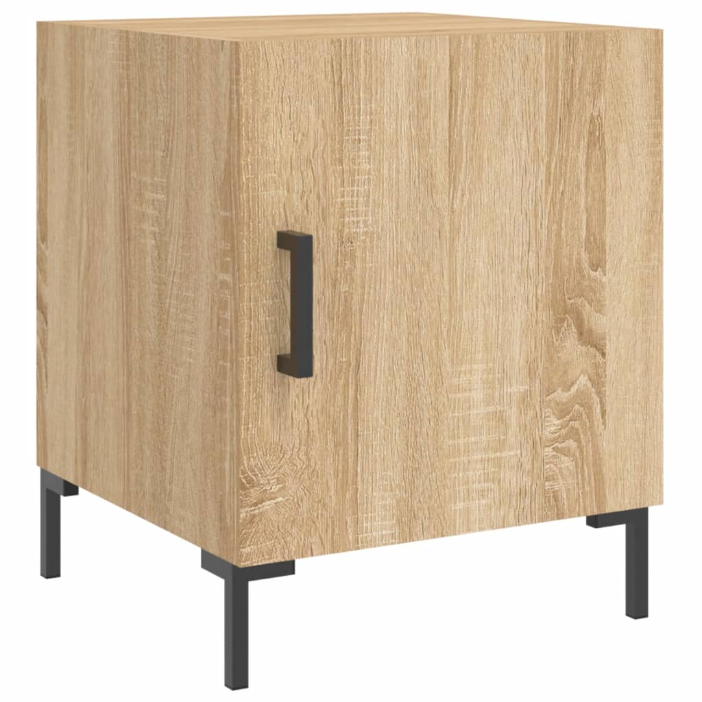 Κομοδίνο Sonoma Δρυς 40 x 40 x 50 εκ. από Επεξεργασμένο Ξύλο