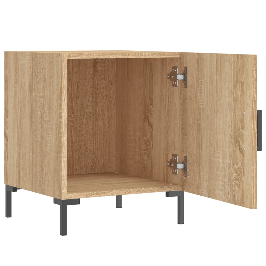 Κομοδίνο Sonoma Δρυς 40 x 40 x 50 εκ. από Επεξεργασμένο Ξύλο