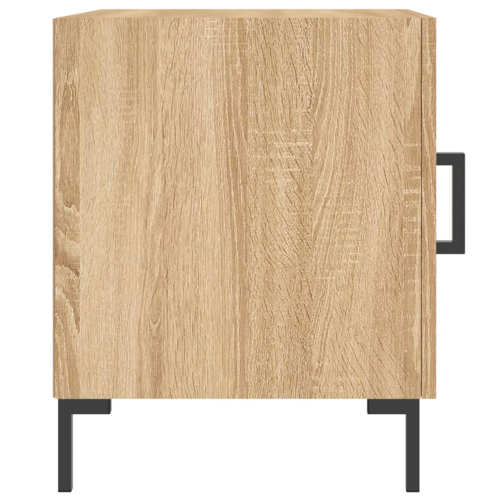 Κομοδίνο Sonoma Δρυς 40 x 40 x 50 εκ. από Επεξεργασμένο Ξύλο