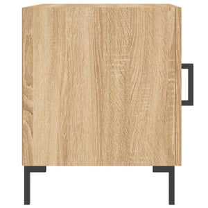 Κομοδίνο Sonoma Δρυς 40 x 40 x 50 εκ. από Επεξεργασμένο Ξύλο