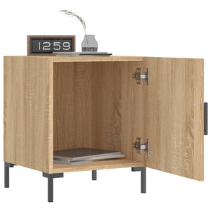 Κομοδίνο Sonoma Δρυς 40 x 40 x 50 εκ. από Επεξεργασμένο Ξύλο
