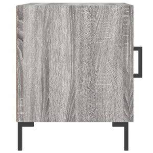 Κομοδίνο Γκρι Sonoma 40 x 40 x 50 εκ. από Επεξεργασμένο Ξύλο - Pakobazaar
