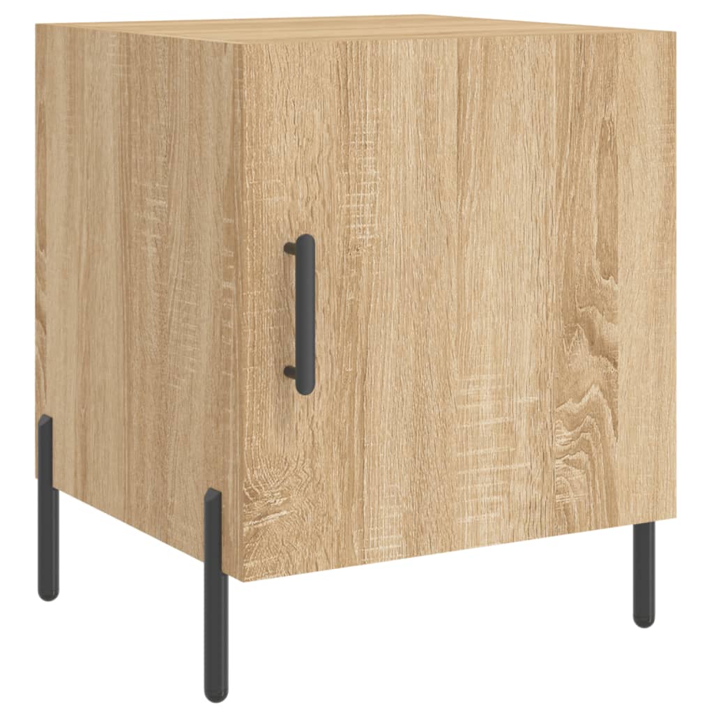 Κομοδίνο Sonoma Δρυς 40 x 40 x 50 εκ. από Επεξεργασμένο Ξύλο