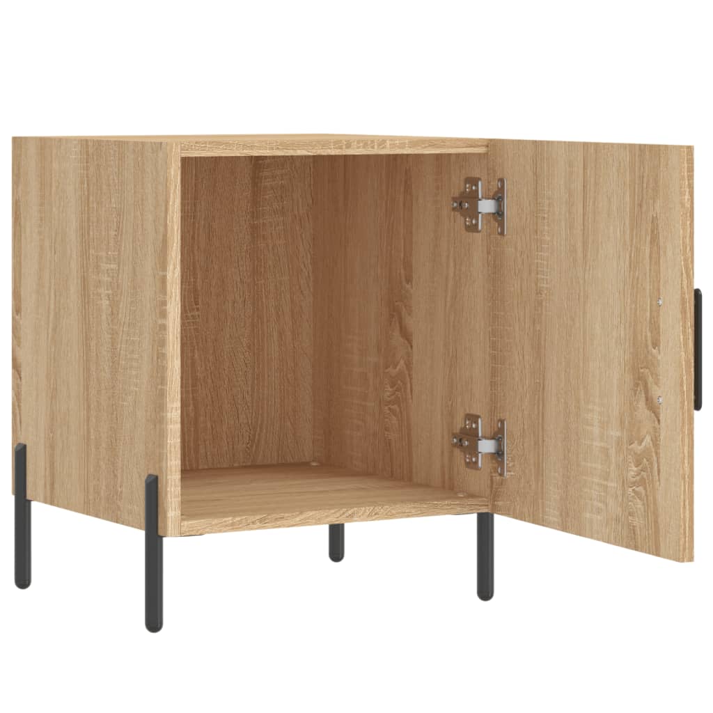 Κομοδίνο Sonoma Δρυς 40 x 40 x 50 εκ. από Επεξεργασμένο Ξύλο