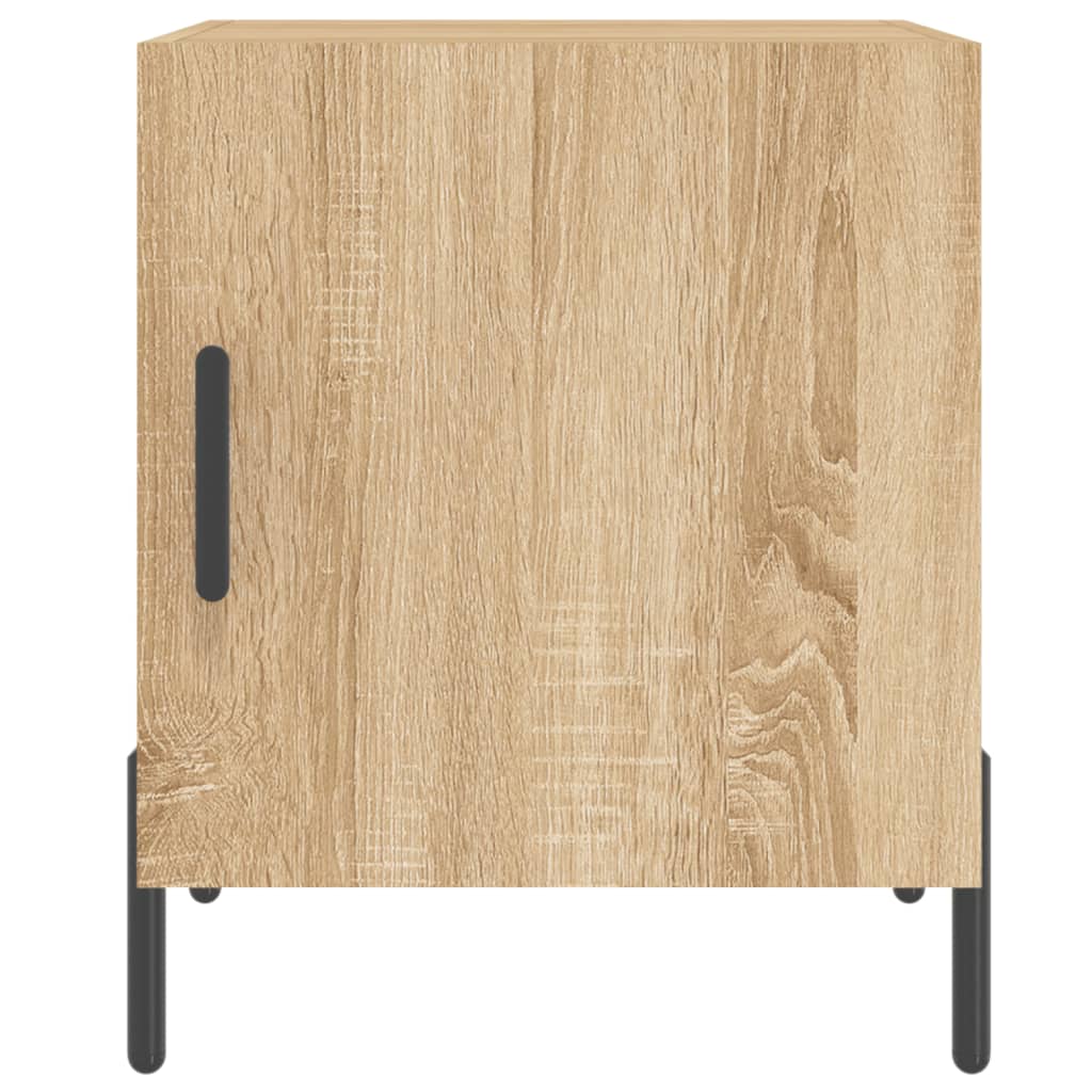 Κομοδίνο Sonoma Δρυς 40 x 40 x 50 εκ. από Επεξεργασμένο Ξύλο