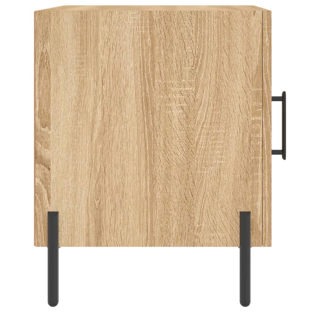 Κομοδίνο Sonoma Δρυς 40 x 40 x 50 εκ. από Επεξεργασμένο Ξύλο