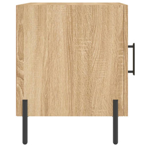 Κομοδίνο Sonoma Δρυς 40 x 40 x 50 εκ. από Επεξεργασμένο Ξύλο