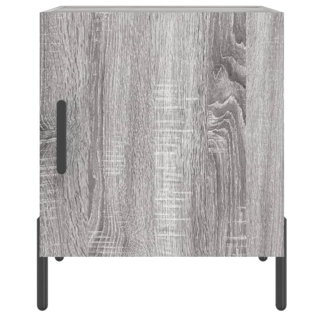Κομοδίνο Γκρι Sonoma 40 x 40 x 50 εκ. από Επεξεργασμένο Ξύλο