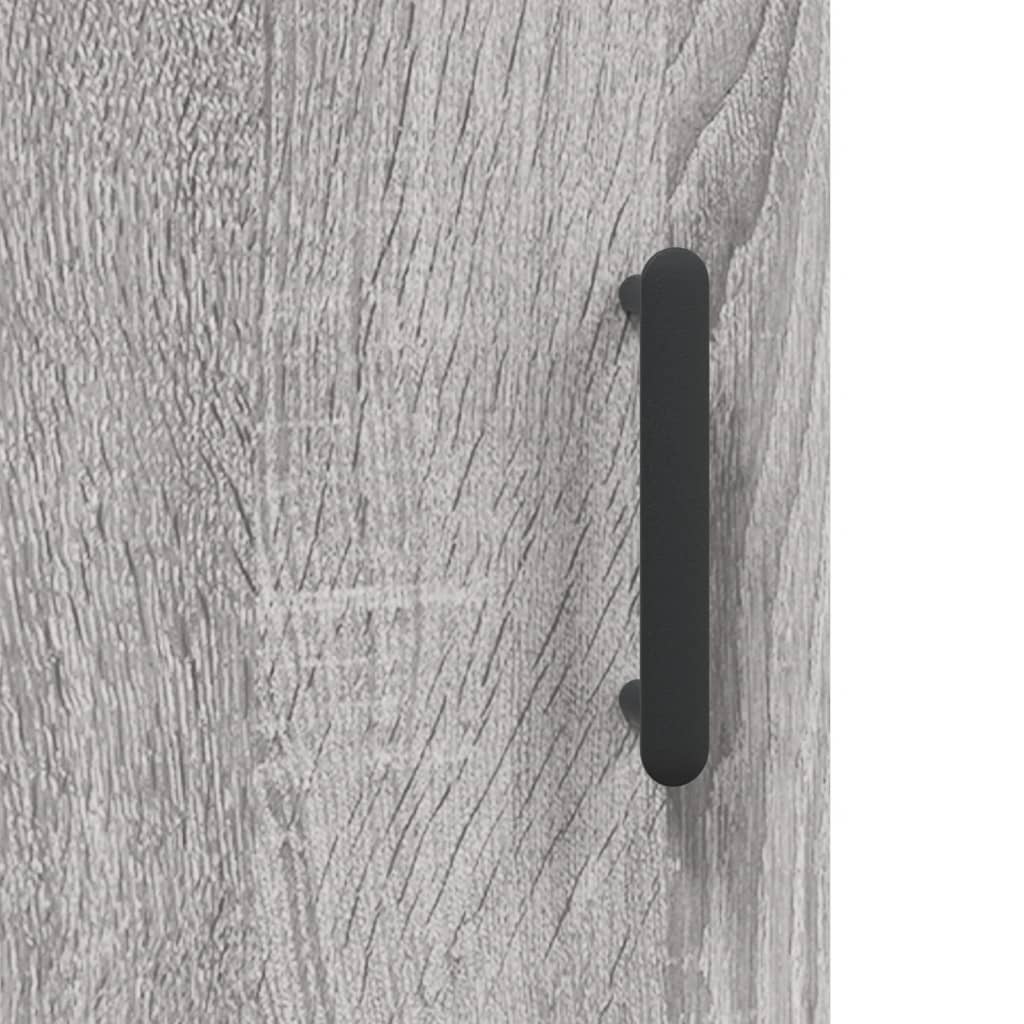 Κομοδίνο Γκρι Sonoma 40 x 40 x 50 εκ. από Επεξεργασμένο Ξύλο