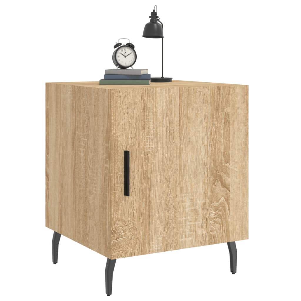 Κομοδίνα 2 τεμ. Sonoma Δρυς 40x40x50 εκ. από Επεξεργασμένο Ξύλο