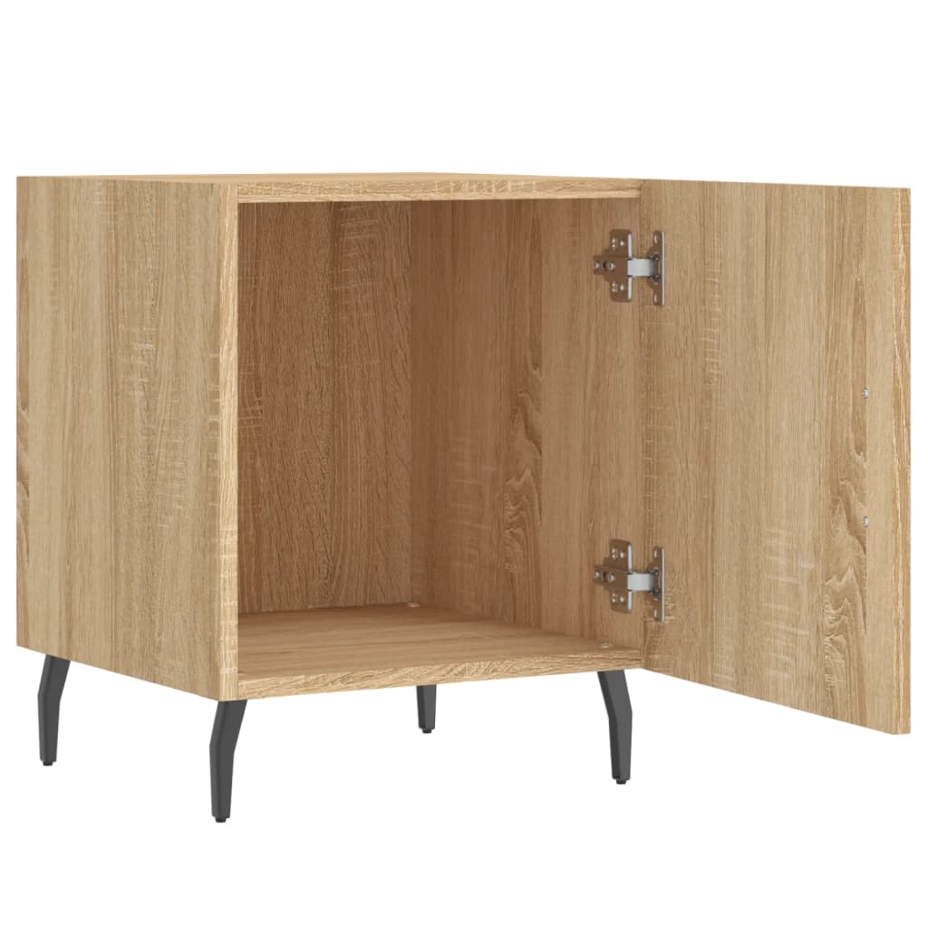 Κομοδίνα 2 τεμ. Sonoma Δρυς 40x40x50 εκ. από Επεξεργασμένο Ξύλο