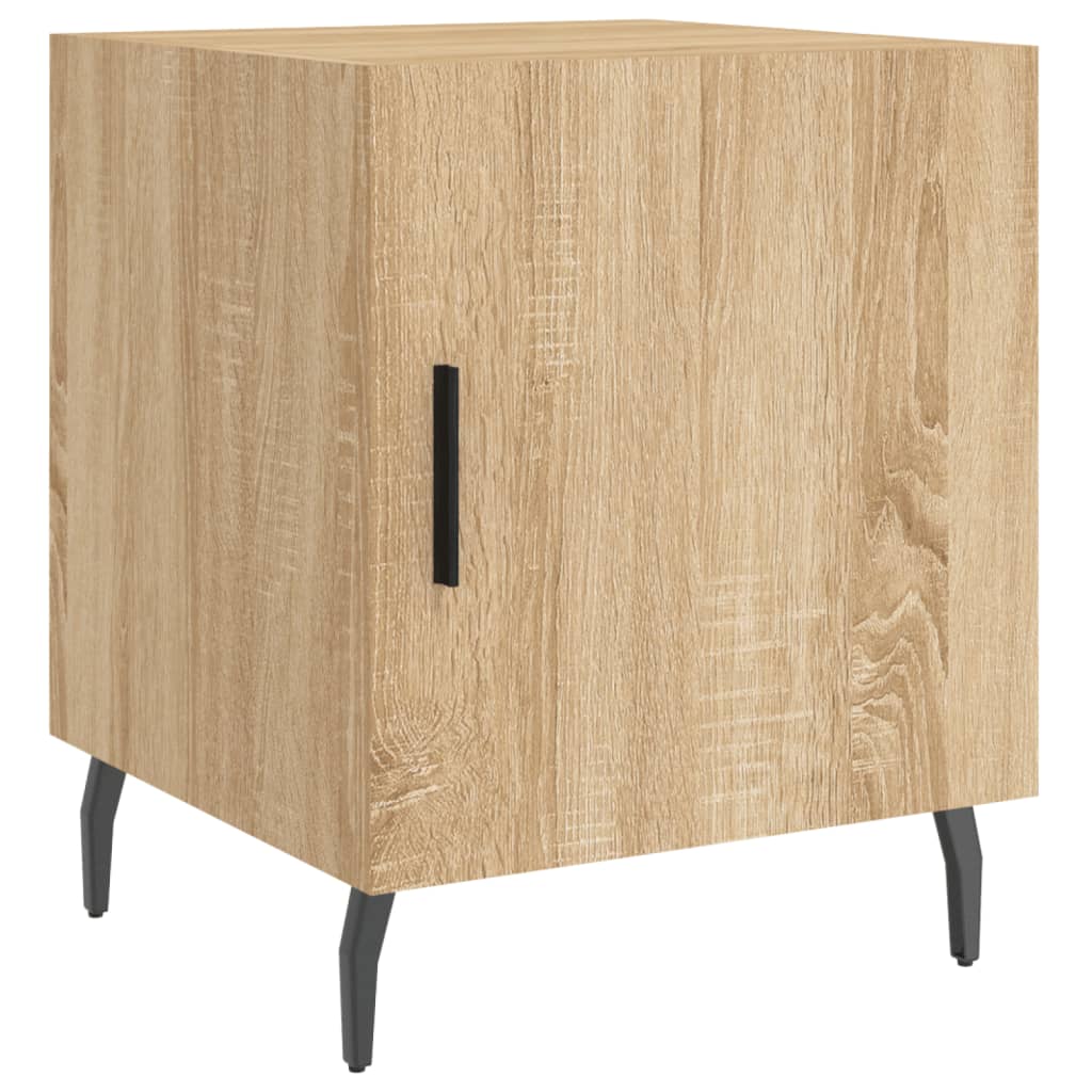 Κομοδίνα 2 τεμ. Sonoma Δρυς 40x40x50 εκ. από Επεξεργασμένο Ξύλο