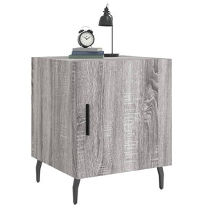 Κομοδίνο Γκρι Sonoma 40 x 40 x 50 εκ. από Επεξεργασμένο Ξύλο