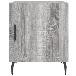 Κομοδίνο Γκρι Sonoma 40 x 40 x 50 εκ. από Επεξεργασμένο Ξύλο