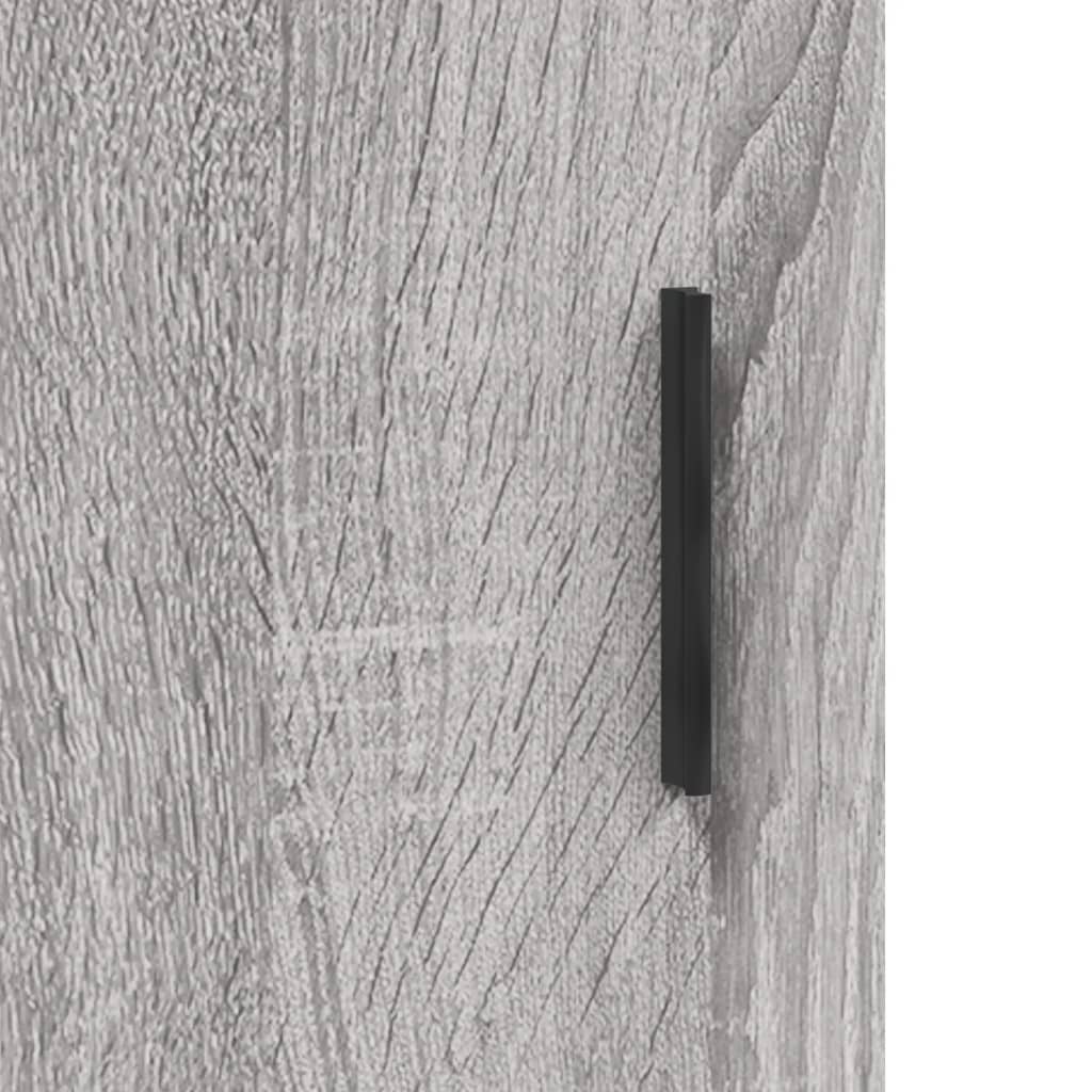 Κομοδίνο Γκρι Sonoma 40 x 40 x 50 εκ. από Επεξεργασμένο Ξύλο
