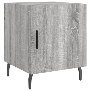 Κομοδίνα 2 τεμ. Γκρι Sonoma 40x40x50 εκ. από Επεξεργασμένο Ξύλο