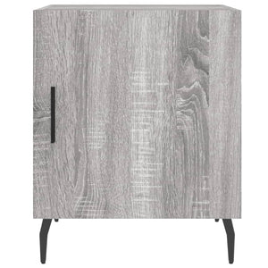 Κομοδίνα 2 τεμ. Γκρι Sonoma 40x40x50 εκ. από Επεξεργασμένο Ξύλο