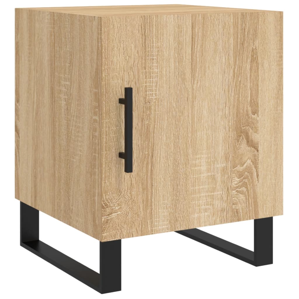 Κομοδίνο Sonoma Δρυς 40 x 40 x 50 εκ. από Επεξεργασμένο Ξύλο