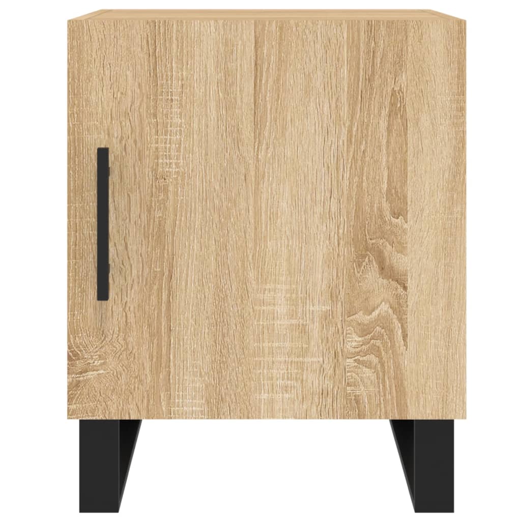 Κομοδίνο Sonoma Δρυς 40 x 40 x 50 εκ. από Επεξεργασμένο Ξύλο