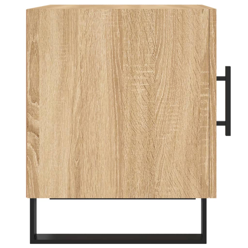 Κομοδίνο Sonoma Δρυς 40 x 40 x 50 εκ. από Επεξεργασμένο Ξύλο