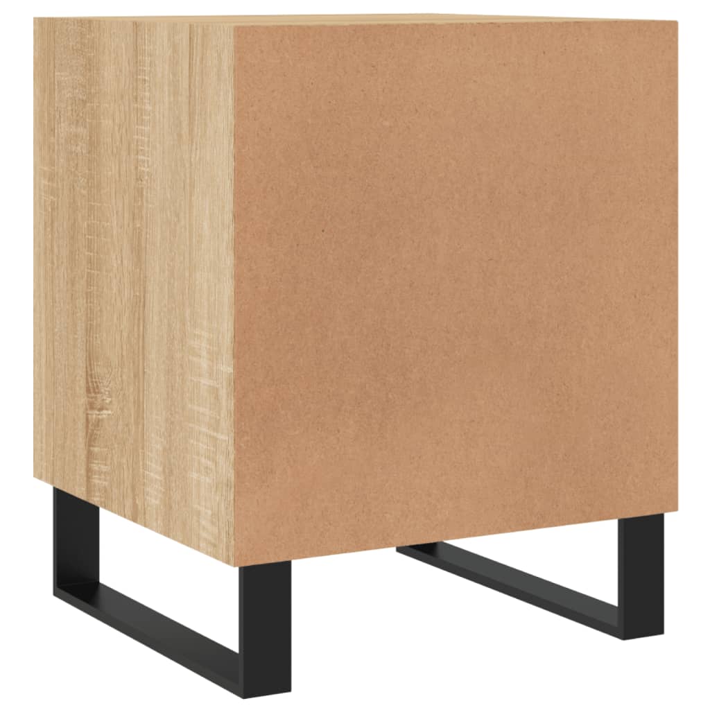 Κομοδίνο Sonoma Δρυς 40 x 40 x 50 εκ. από Επεξεργασμένο Ξύλο