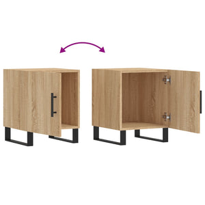 Κομοδίνο Sonoma Δρυς 40 x 40 x 50 εκ. από Επεξεργασμένο Ξύλο