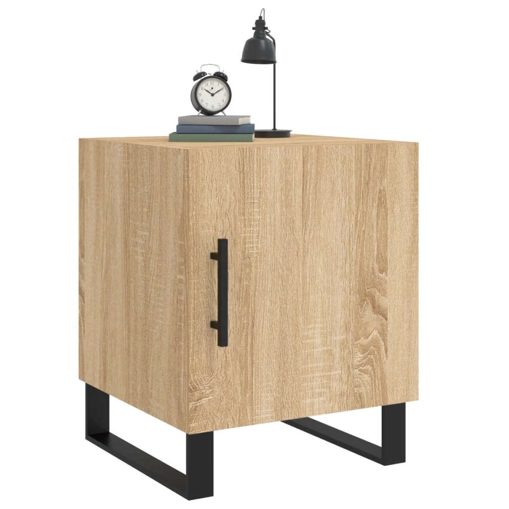 Κομοδίνα 2 τεμ. Sonoma Δρυς 40x40x50 εκ. από Επεξεργασμένο Ξύλο