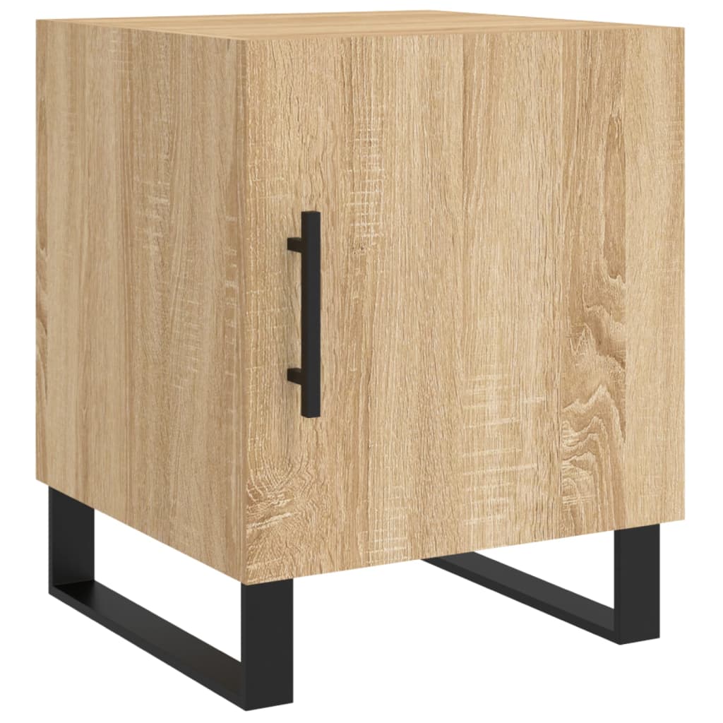 Κομοδίνα 2 τεμ. Sonoma Δρυς 40x40x50 εκ. από Επεξεργασμένο Ξύλο