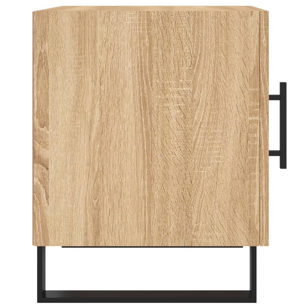 Κομοδίνα 2 τεμ. Sonoma Δρυς 40x40x50 εκ. από Επεξεργασμένο Ξύλο