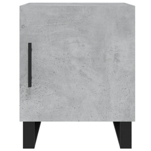 Κομοδίνα 2 τεμ. Γκρι Σκυροδέμ. 40 x 40 x 50 από Επεξεργ. Ξύλο