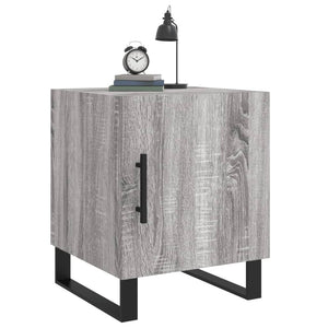 Κομοδίνο Γκρι Sonoma 40 x 40 x 50 εκ. από Επεξεργασμένο Ξύλο - Pakobazaar