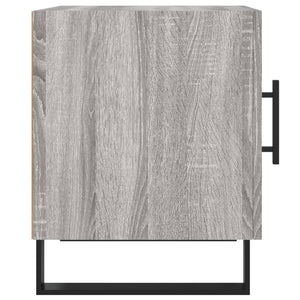 Κομοδίνα 2 τεμ. Γκρι Sonoma 40x40x50 εκ. από Επεξεργασμένο Ξύλο
