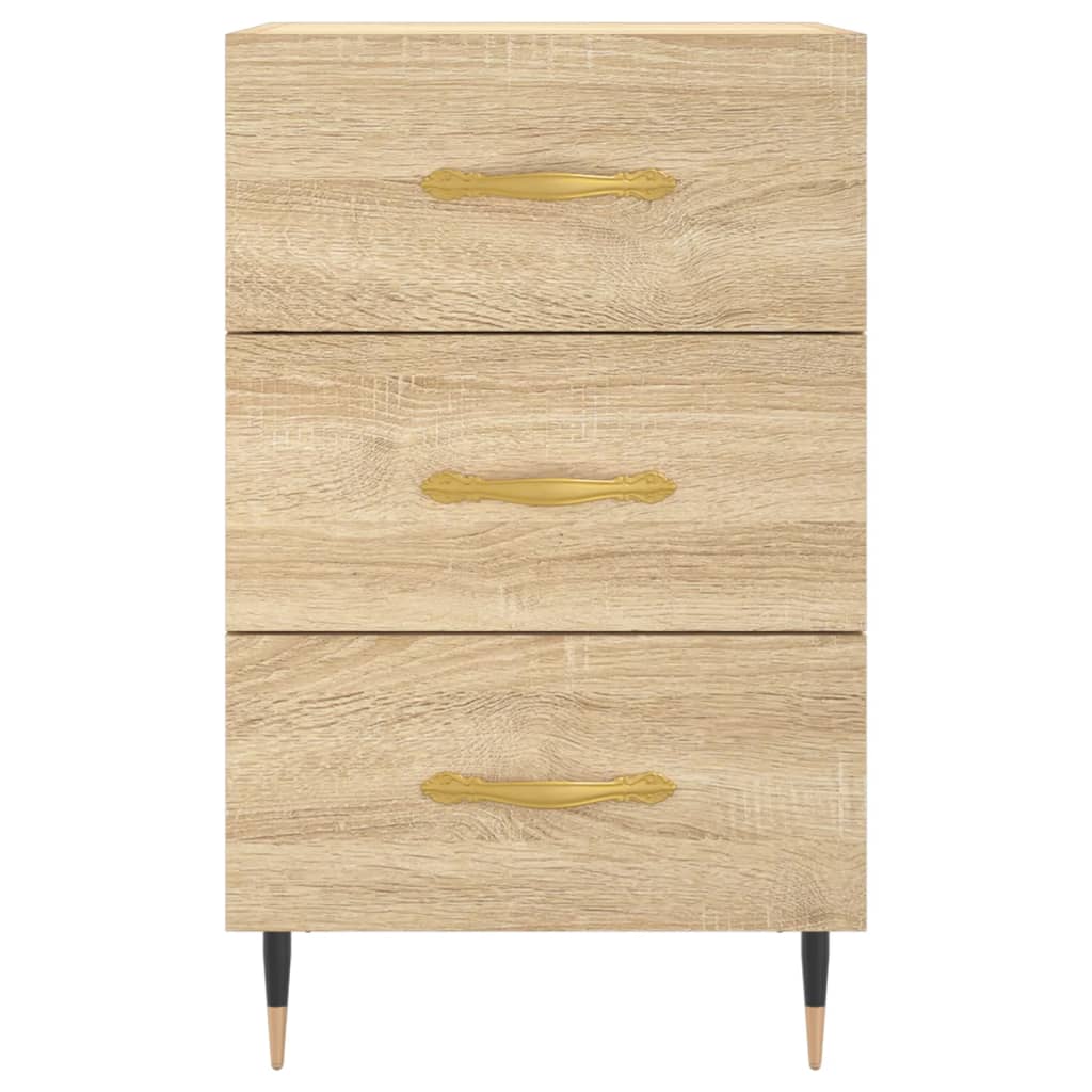 Κομοδίνο Sonoma Δρυς 40 x 40 x 66 εκ. από Επεξεργασμένο Ξύλο