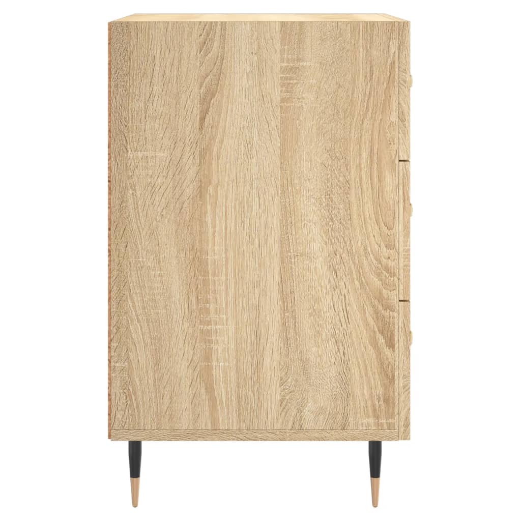 Κομοδίνο Sonoma Δρυς 40 x 40 x 66 εκ. από Επεξεργασμένο Ξύλο