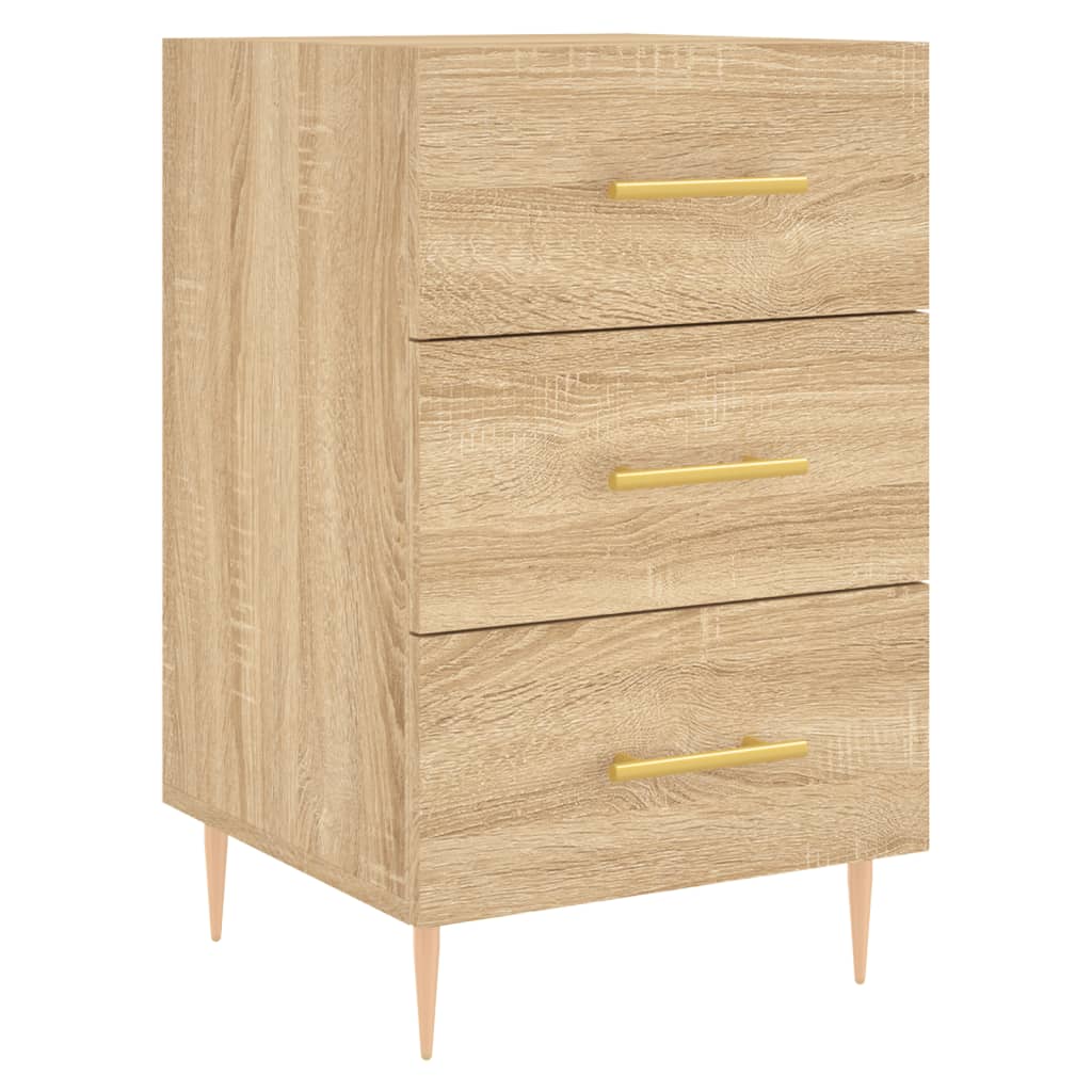Κομοδίνο Sonoma Δρυς 40 x 40 x 66 εκ. από Επεξεργασμένο Ξύλο