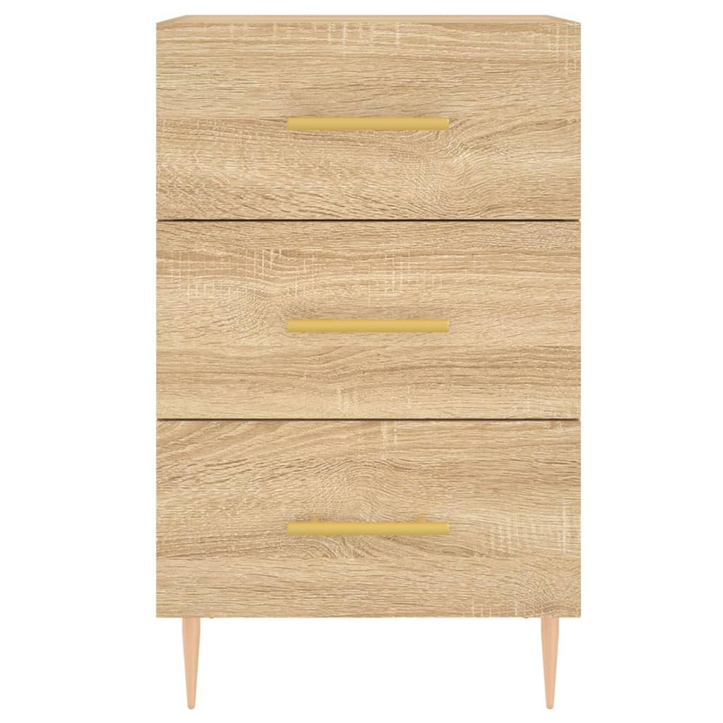 Κομοδίνο Sonoma Δρυς 40 x 40 x 66 εκ. από Επεξεργασμένο Ξύλο