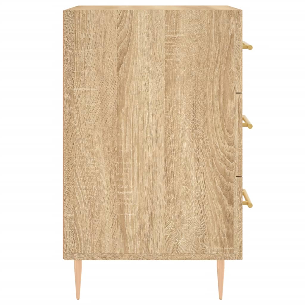Κομοδίνο Sonoma Δρυς 40 x 40 x 66 εκ. από Επεξεργασμένο Ξύλο