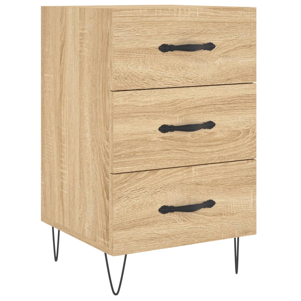 Κομοδίνο Sonoma Δρυς 40 x 40 x 66 εκ. από Επεξεργασμένο Ξύλο