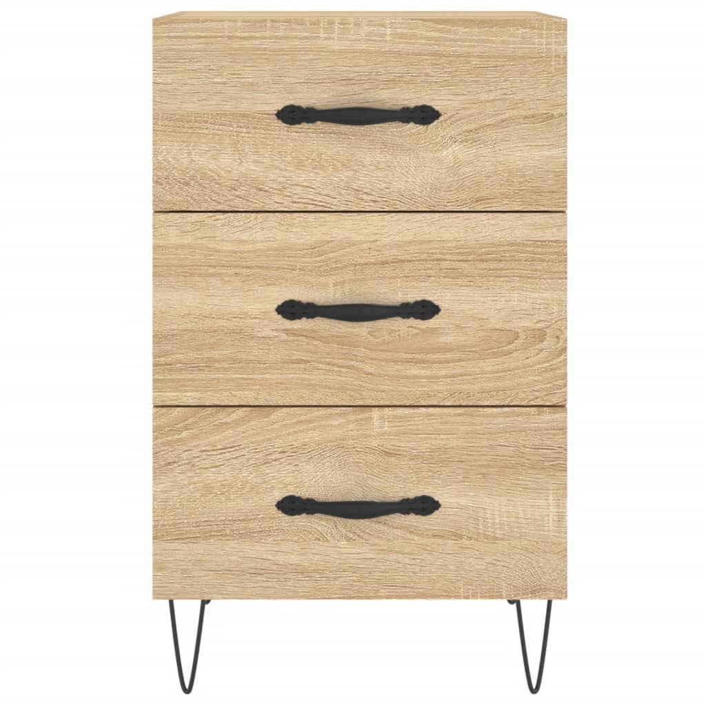 Κομοδίνο Sonoma Δρυς 40 x 40 x 66 εκ. από Επεξεργασμένο Ξύλο