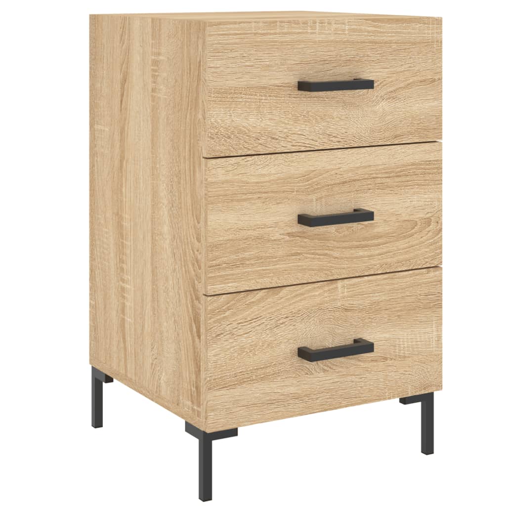 Κομοδίνο Sonoma Δρυς 40 x 40 x 66 εκ. από Επεξεργασμένο Ξύλο