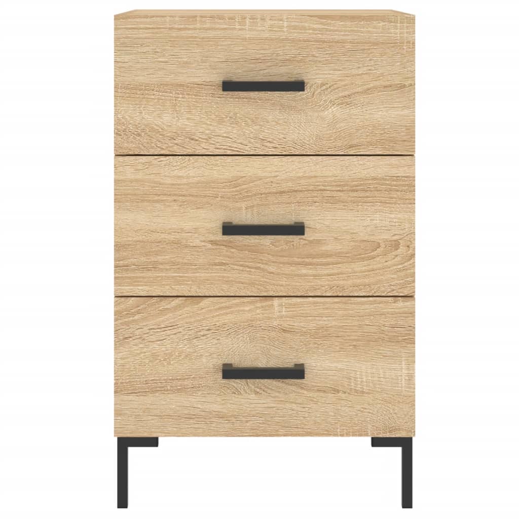Κομοδίνο Sonoma Δρυς 40 x 40 x 66 εκ. από Επεξεργασμένο Ξύλο