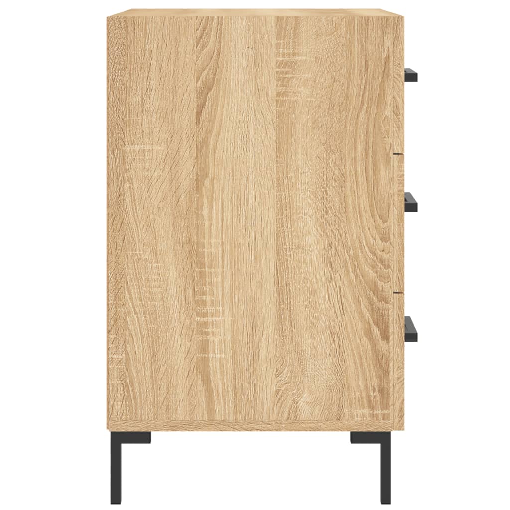 Κομοδίνο Sonoma Δρυς 40 x 40 x 66 εκ. από Επεξεργασμένο Ξύλο